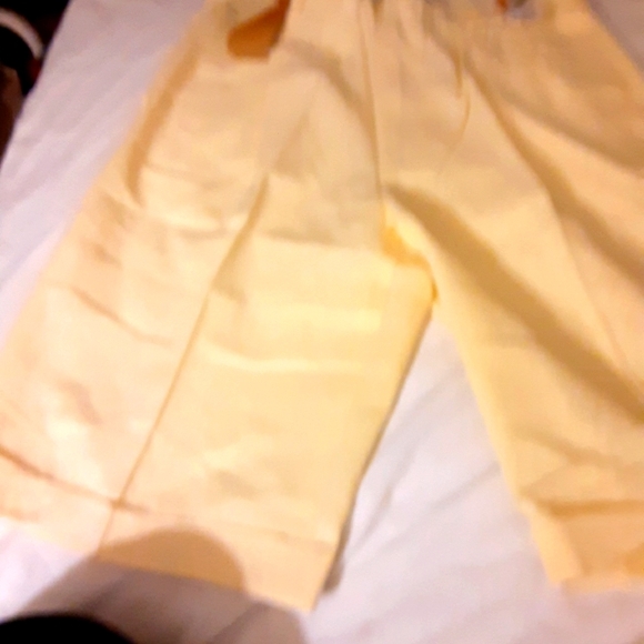 TRUST YELLOW  MEN LINEN SHORT IN SIZE 34 - Picture 11 of 15